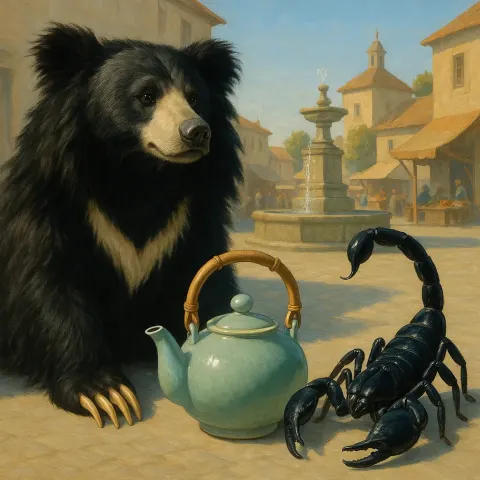 Three Subjects—a Sloth Bear