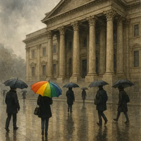 People with Umbrellas