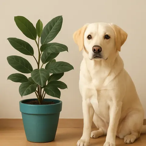 Dog with a Light Cream Coat