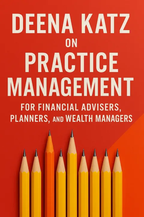 Book Cover Featuring the Text "Deena Katz on Practice Management