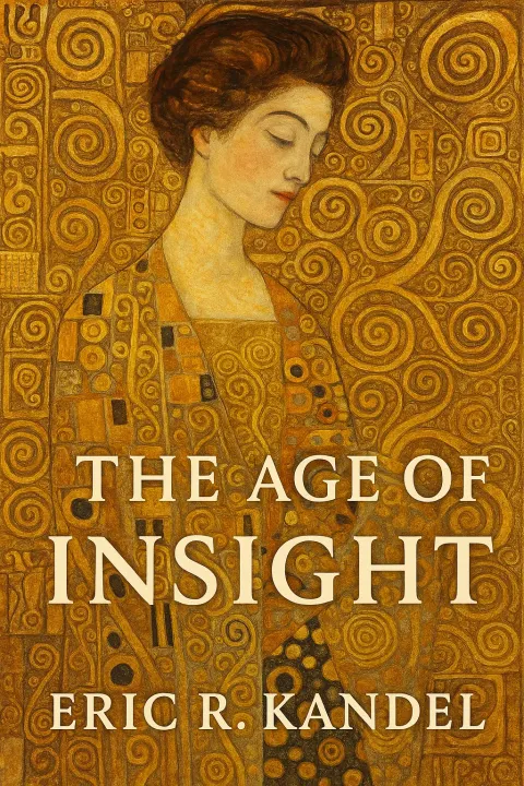Book Cover Featuring Gustav Klimt-inspired Artwork with Intricate Gold Patterns