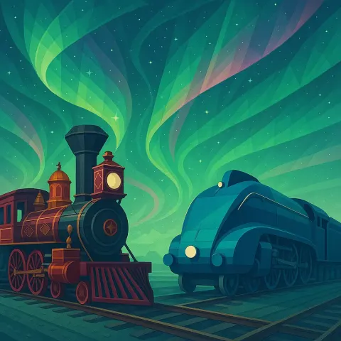 Vibrant Aurora Borealis