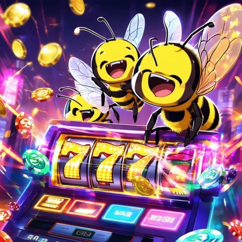 Three Manga Bees Hit the Casino Jackpot