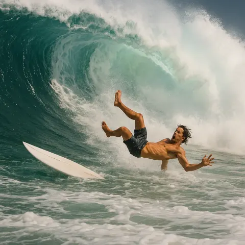 Towering Wave Crashes