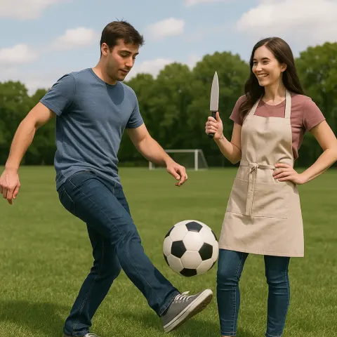 On a Grassy Field