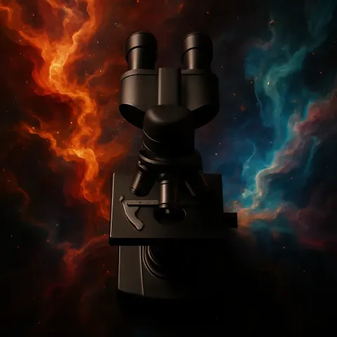 Single Microscope—its Machined Aluminum Body Coated in a Matte