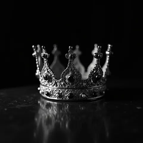 Timeless Crown in Grainy Fomapan Black and White