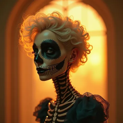 Giorno Giovanna in Golden Dia de los Muertos