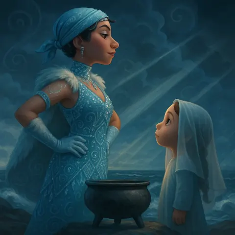 Disney Pixar Animation Style Non-binary Presenting Person