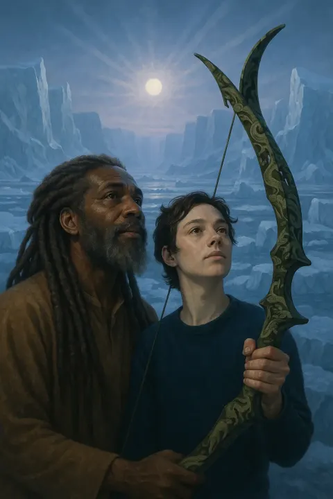 Dreadlocked Sage and an Androgynous Artist Share a Hopeful Skyward