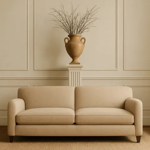 Decorative Vase Resting on a Pedestal