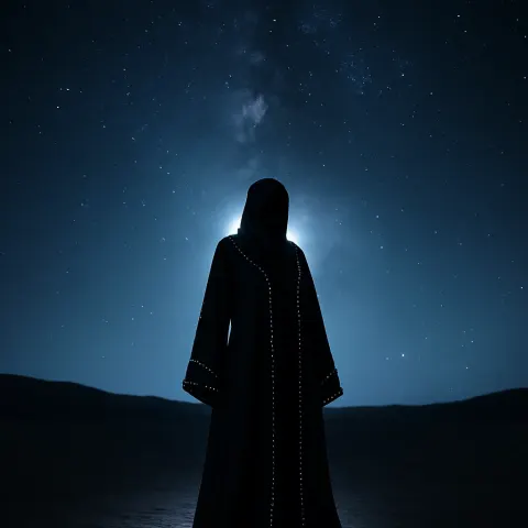 Single Classic Black Abaya