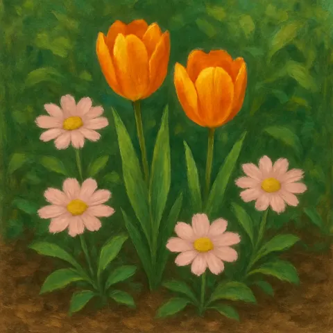 Envision a Vibrant Garden Tableau