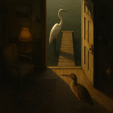 Sense of Mystery and Pessimism Pervades a Room