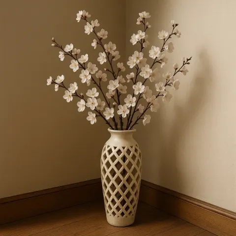 Vase Featuring a Stretched Shape