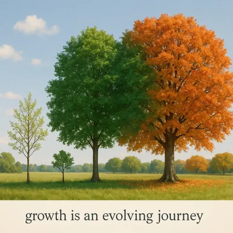 Illustrating a Lively Grove of Trees Undergoing Seasonal Changes
