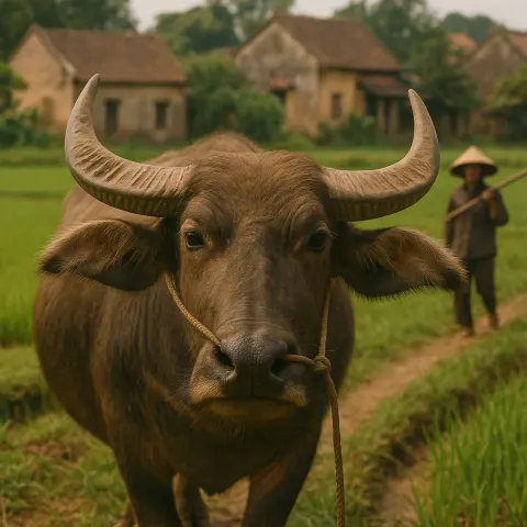 Water Buffalo Plays a Vital Role in Agriculture and Cultural