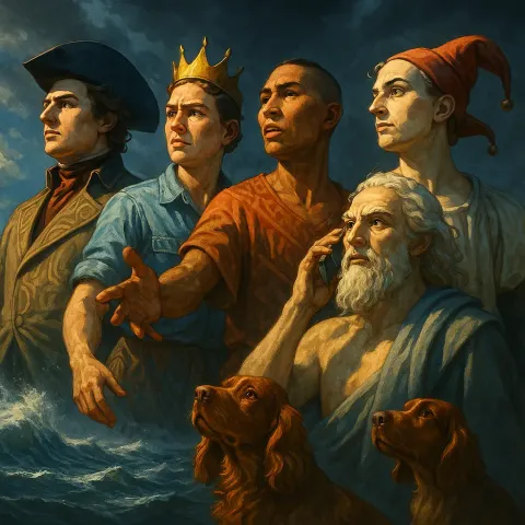 Five Diverse Figures—a Historical Revolutionary Figure