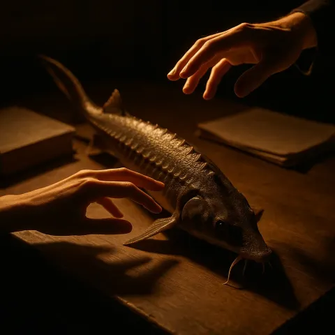 Delicate Fingers Trace an S-curve