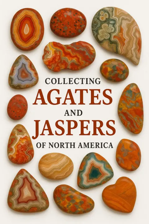 Book Cover Featuring Colorful Agates and Jaspers