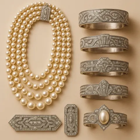 Stylish Jewelry Designs Inspired by Intricate Art Deco Patterns