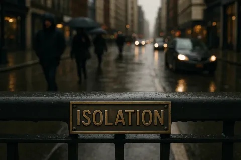Wet Urban Street Scene