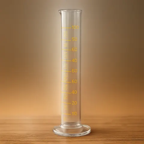 Transparent Graduated Cylinder