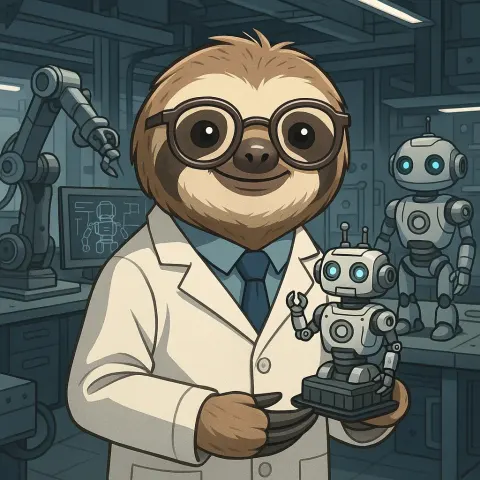 Inventive Sloth Transformed into a Trailblazing Creator and Founded