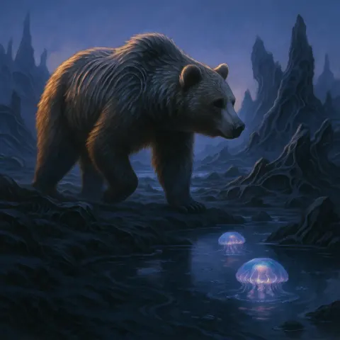 Evoking a Style That Often Features Animals and Fantasy Elements