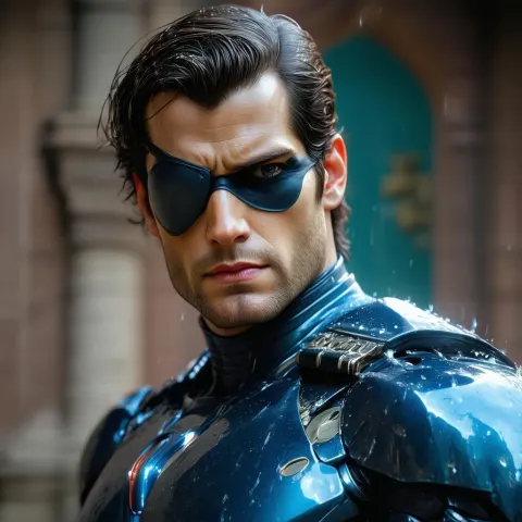 Henry Cavill as Solid Snake in 3D