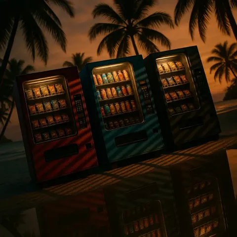 Three Diverse Vending Machines