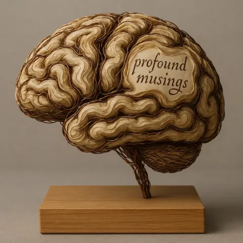 Highly Detailed Sculpture Crafted to Resemble the Human Brain