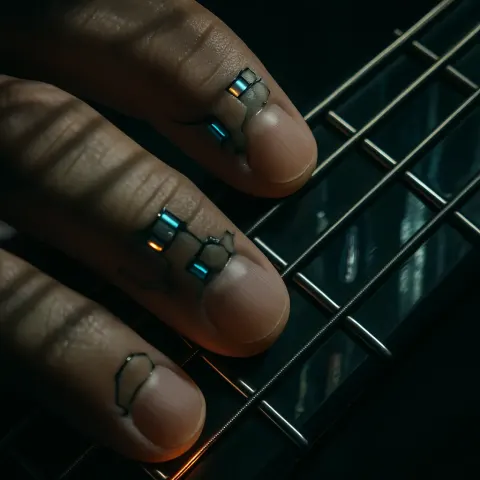 Artist's Medium Beige Olive Fingers
