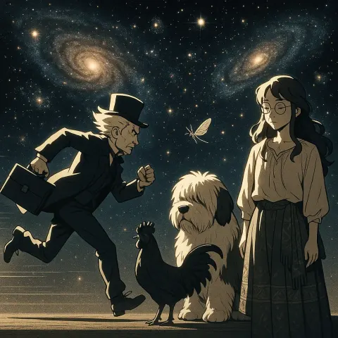 Against a Cosmic Backdrop of Distant Spiral Galaxies