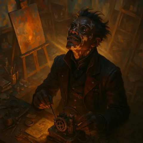 Villainous Steampunk Scientist