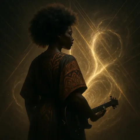 Female Musician Performer Exudes a Legendary Aura