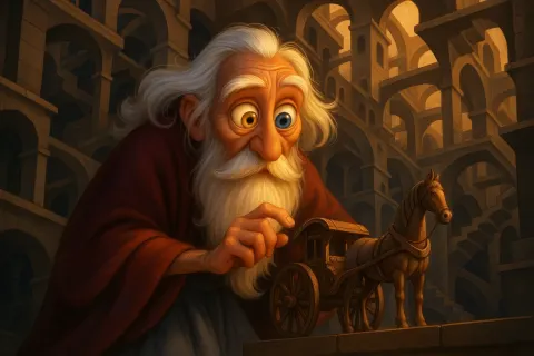 Expressive Disney-Pixar Sage with Striking Heterochromia