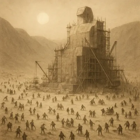Multitude of Distant Figures