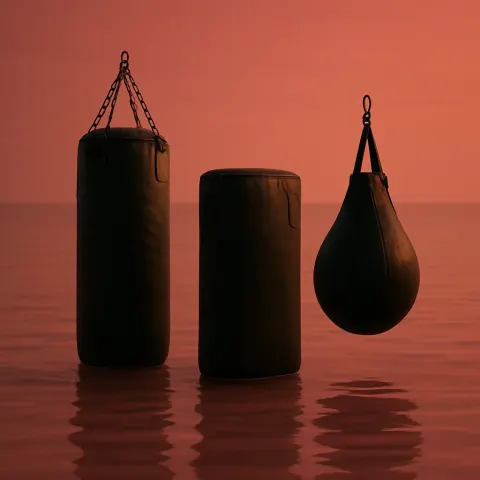 Three Varied Punching Bags