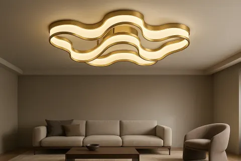 Graph of a Contemporary Ceiling Light Fixture Influenced