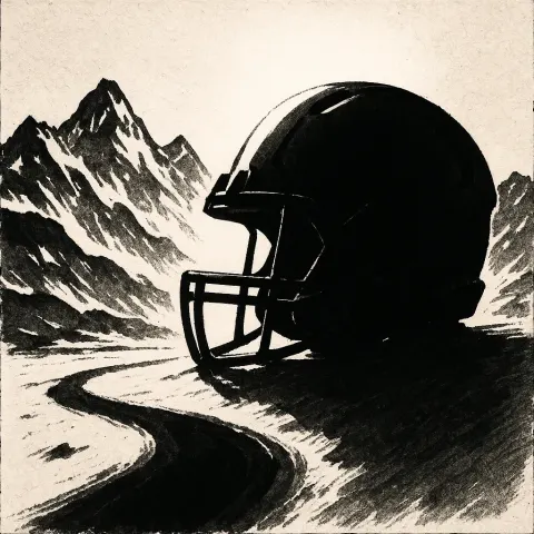 Single Football Helmet
