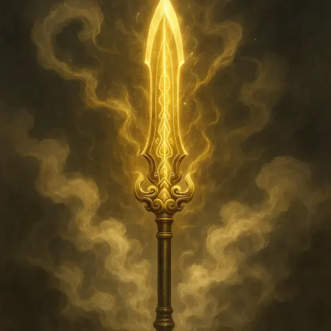 Yang Jian's Mythical Weapon from Chinese Folklore