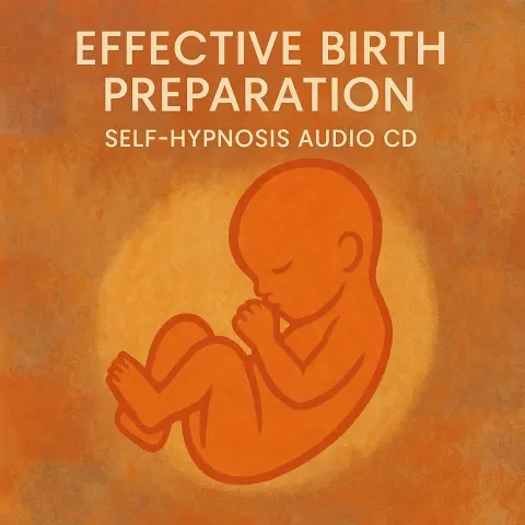 Promotional Cover for a Self-hypnosis Audio CD on Effective Birth