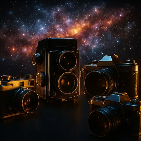 Diverse Vintage Cameras