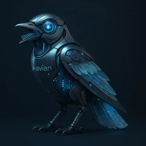 Robotic Bird with a Futuristic Design