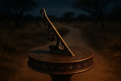 Single Cast Bronze Sundial