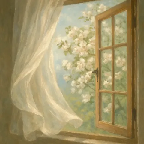 Through the Partially Open Window