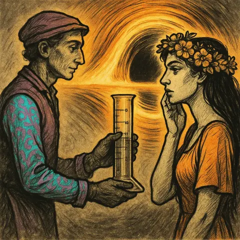 Slim Industrial Revolution-era Service Worker