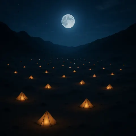 Numerous Tiny Tents