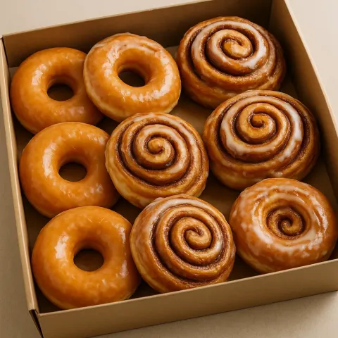 Container Filled to the Top with Baked Treats